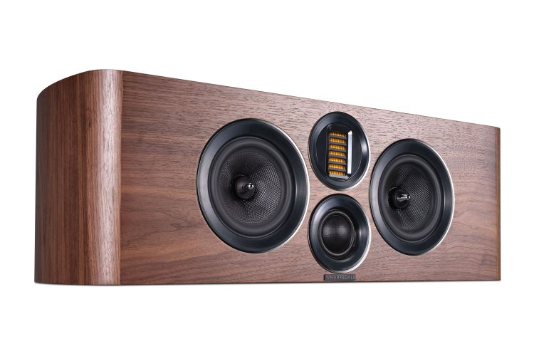 Wharfedale Evo4.C (Walnut) вид сбоку